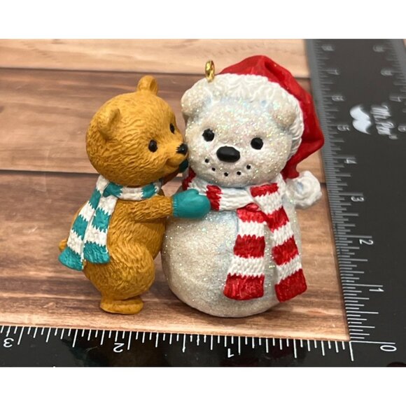 2005 HALLMARK KEEPSAKE ORNAMENT QXG4432 SNOW BEAR BUDDIES BY ANITA ROGERS - Picture 11 of 11